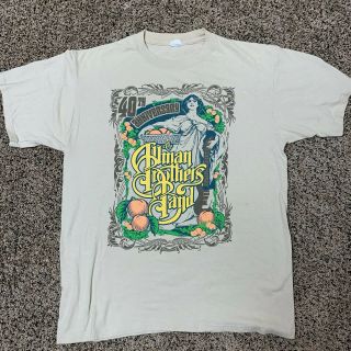 The Allman Brothers Band 2009 40th Anniversary Concert T - Shirt Size L Tan