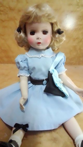 1950s 18 Inch Madame Alexander Hard Plastic Teen Maggie Walker Doll