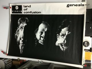 Genesis " Land Of Confusion” Uk Poster.  Approximately 30” X 40”