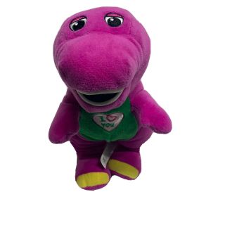 Barney 9 " Singing Plush " I Love You " Song Fisher Price 2017 Stuffed Animal Toy