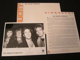 Dream Syndicate ‘this Is Not The Dream Syndicate Album’ 1984 Presskit - - Photo