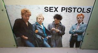 Sex Pistols Vintage 1986 Uk Group Poster Only One