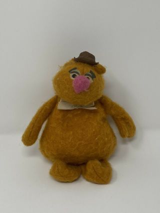 The Muppets Fozzie Bear Fisher Price 865 Doll Plush 1979 7 " Beanbag