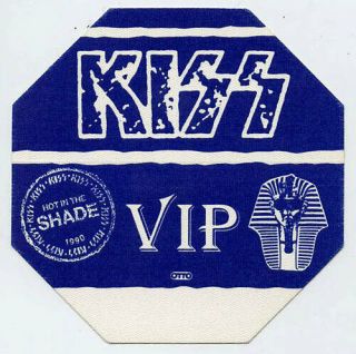 Kiss 1990 Hot In The Shade Tour Vip Backstage Guest Pass - Otto