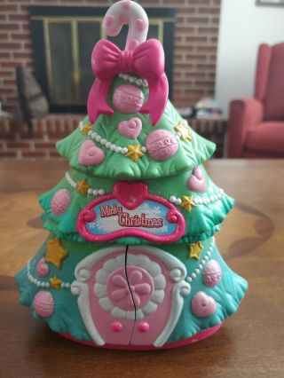 2006 My Little Pony A Very Minty Christmas Tree Pop - Up Playset
