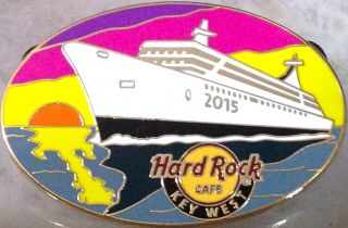 Hard Rock Cafe Key West 2015 Cruise Ship Pin We Be Cruisin 