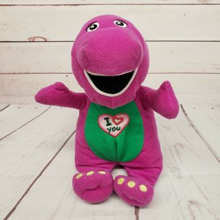 Barney The Dinosaur 10 " Sings I Love You Song 2013 Singing Plush
