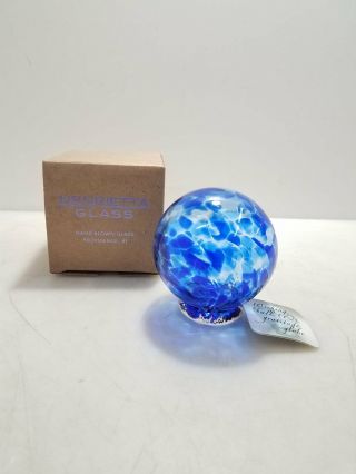Henrietta Glass Art Glass Blown Wishing Ball Iob