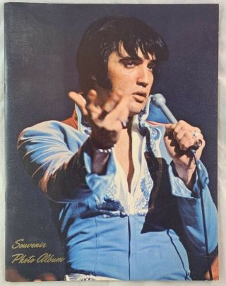 Circa 1970 Elvis Presley Souvenir Photo Album Rca Concert Tour Program