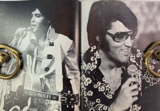 circa 1970 Elvis Presley Souvenir Photo Album RCA Concert Tour Program 2