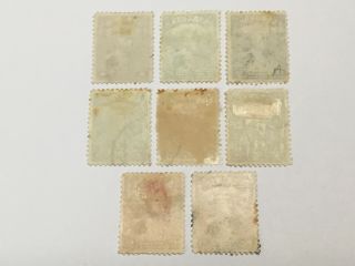 old stamps SARAWAK x 8 2
