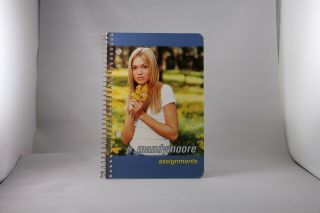Mandy Moore Official Merchandise Collectible Assignment Notebooks 2001 2
