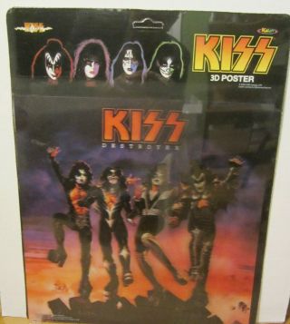 Kiss Destroyer Album Size 12 X 12 Inch Lenticular 3d Picture / Poster