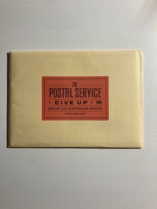 The Postal Service - Give Up / Deluxe 10th Ann.  Edition Postcard Set / Promo