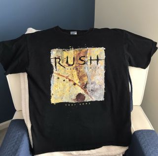 Rush 2002 Vapor Trails Concert Tour T - Shirt Large Band Tee Shirt