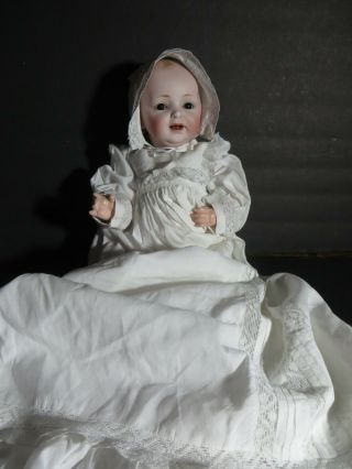 15 " Antique Kestner Jdk Baby Doll Bisque Head Composition Body Two Lower Teeth