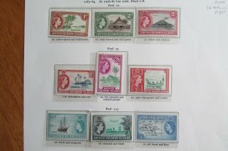 Xl4793: British Solomon Islands Qeii Stamp Set To 2/6d (1963) : Sg103 - 111