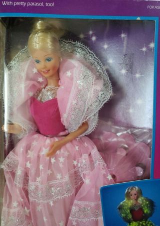 VINTAGE 1985 Mattel Dream Glow Barbie Doll In 2