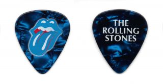 The Rolling Stones Blue Pearloid Tour Guitar Pick