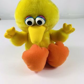 Vtg Baby Big Bird Tyco Sesame Street Tickle Me Plush Stuffed Animal Talking 1996 3