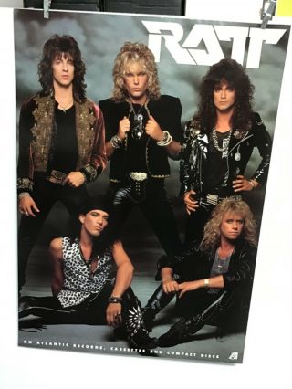 Ratt On Atlantic Records 1988 Promo Poster