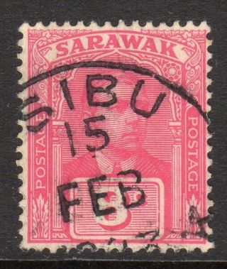Sarawak Scott 85 Vf 1928 - 29 8 Cent Sir Charles J.  Brooke