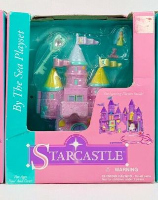 Trendmasters Starcastles By The Sea Playset Pink Castle Polly Pocket Nib