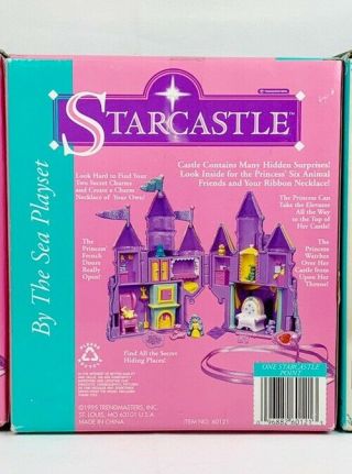 Trendmasters Starcastles By The Sea Playset pink Castle Polly Pocket NIB 2