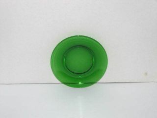Vintage Vereco France Emerald Green 7.  5 Inch Plate