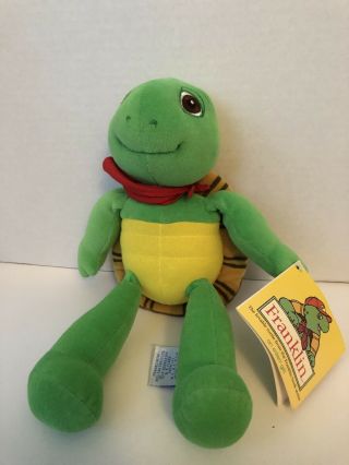FRANKLIN THE TURTLE 14” Plush STUFFED ANIMAL TOY Eden With Tags 3