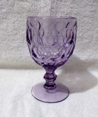 Vintage Imperial Provincial Pattern Lilac/light Amethyst Goblet - - Look
