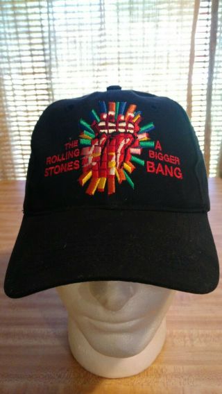 ROLLING STONES FAN CLUB A BIGGER BANG TOUR CAP HAT - VERY COLLECTIBLE.  HAT 2