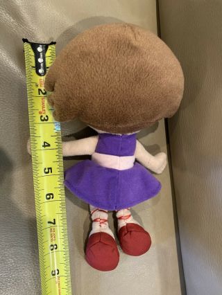 Disney Little Einsteins June Plush 9” Stuffed Beanie Doll Toy In Purple Dress 3