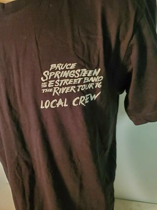 Bruce Springsteen 2016 The River Tour Local Crew T - Shirt Xl