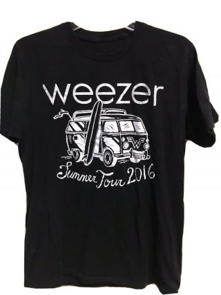 Weezer Summer Tour 2016 Concert Tee Vw Bus Shirt