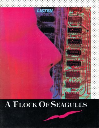 A Flock Of Seagulls 1983 Tour Of The Americas Concert Program Book - Nmt To