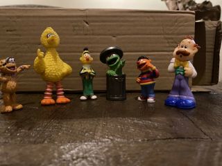Sesame Street Bert Ernie Big Bird Oscar Figures