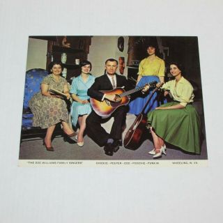 The Doc Williams Family Singers Photo Country Music Chickie Peeper Pooche Punkin