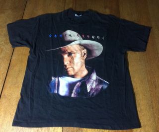 Vintage 90s Garth Brooks Fresh Horses World Concert Tour 96 - 98 T - Shirt Size L