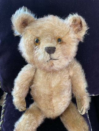 Antique 18” Early American Teddy Bear Cinnamon With Black Tipped - - Cute
