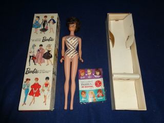 Vintage 1962 Mattel Bubble Cut Barbie Teen Age Fashion Model Stock No.  850