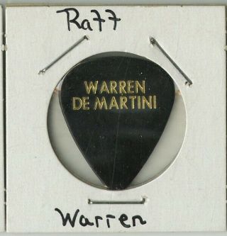 Ratt 1986 Dancing Undercover Warren De Martini Guitar Pick