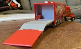 Disney Pixar Cars - Mack Hauler Transporter Truck with McQueen Loose / 3
