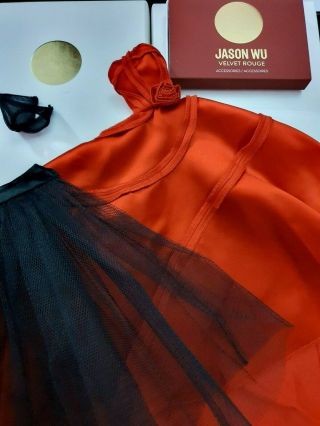 fashion royalty Jason Wu Fragrance Velvet Rouge Veronique Perrin outfit Dress 3