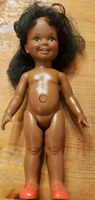 VINTAGE IDEAL CRISSY FAMILY 1972 BLACK AFRICAN AMERICAN BABY CINNAMON 12 