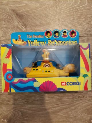 The Beatles Corgi Yellow Submarine 05404 Die Cast Car 1999