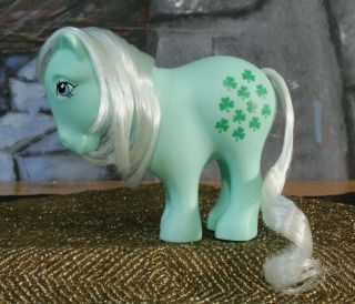 My Little Pony Minty 25th Anniversary Green Clover Shamrock Remake 2007 Mlp