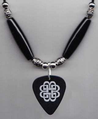 Breaking Benjamin Black Guitar Pick Necklace
