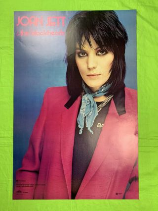 Joan Jett & The Blackhearts Promo Poster 1981 Vintage Rock Poster 35x23