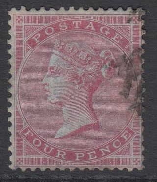 Sg 62 4d Carmine.  Very Fine Part Cancel,  Leaves Queens Profile Clear.